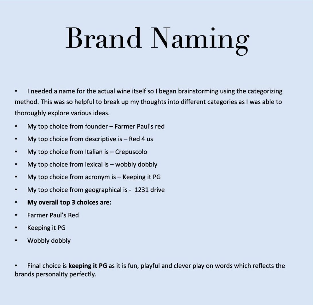 Brand Naming