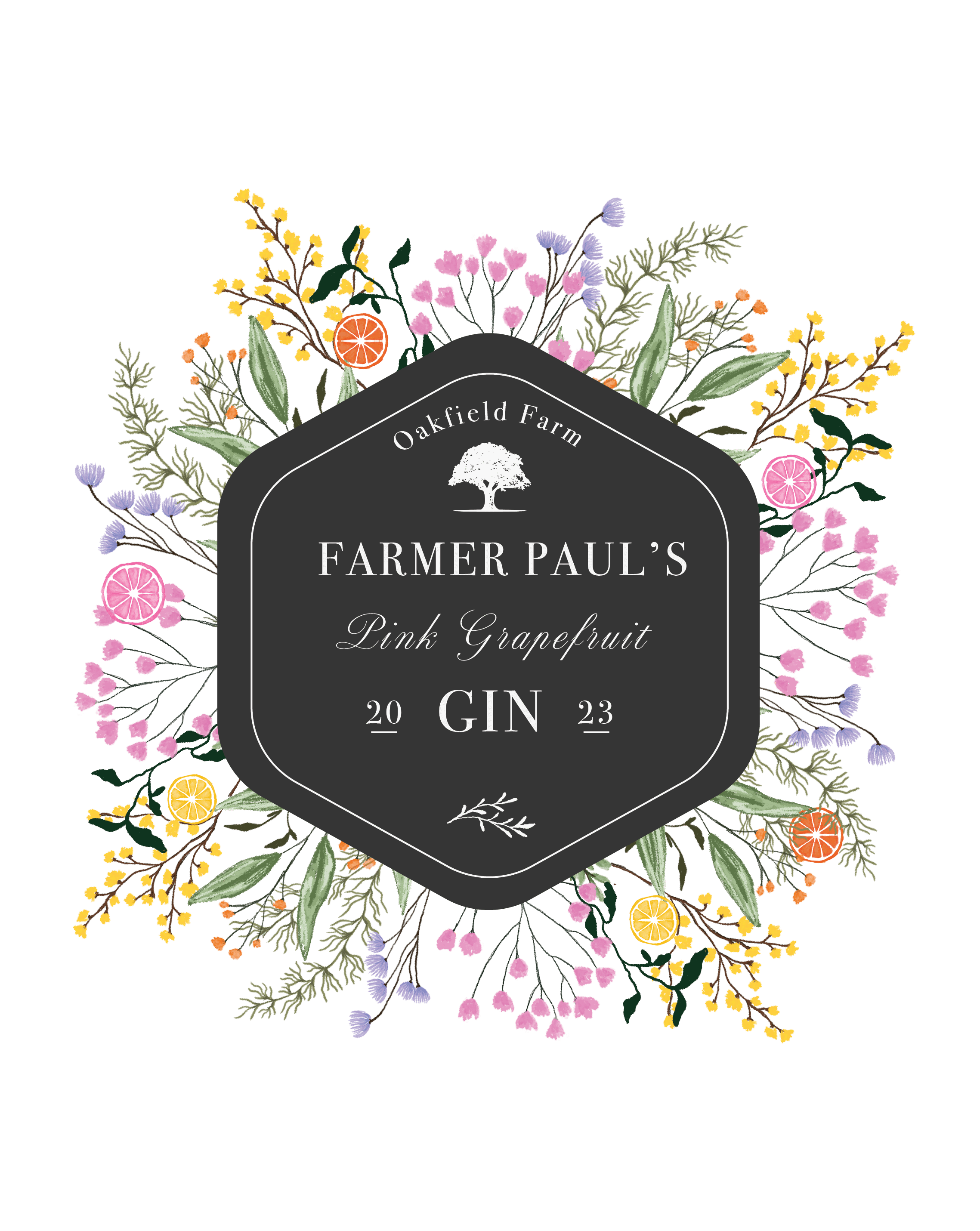 farmer pauls - gin final labels